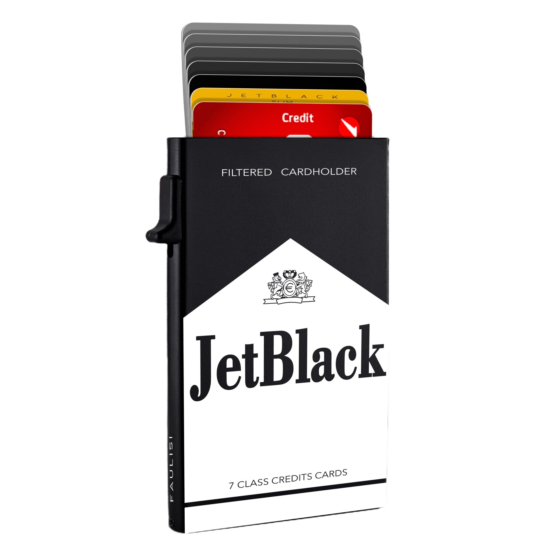 JetBlack | Portacarte in Alluminio